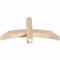 Ekena Millwork Bellingham Smooth Timber Gable Bracket, Douglas Fir, 36"W x 18"H x 3 1/2"D x 3 1/2"F, 12/12 Pitch GBW036X18X0404BEL00SDF - alternate 5